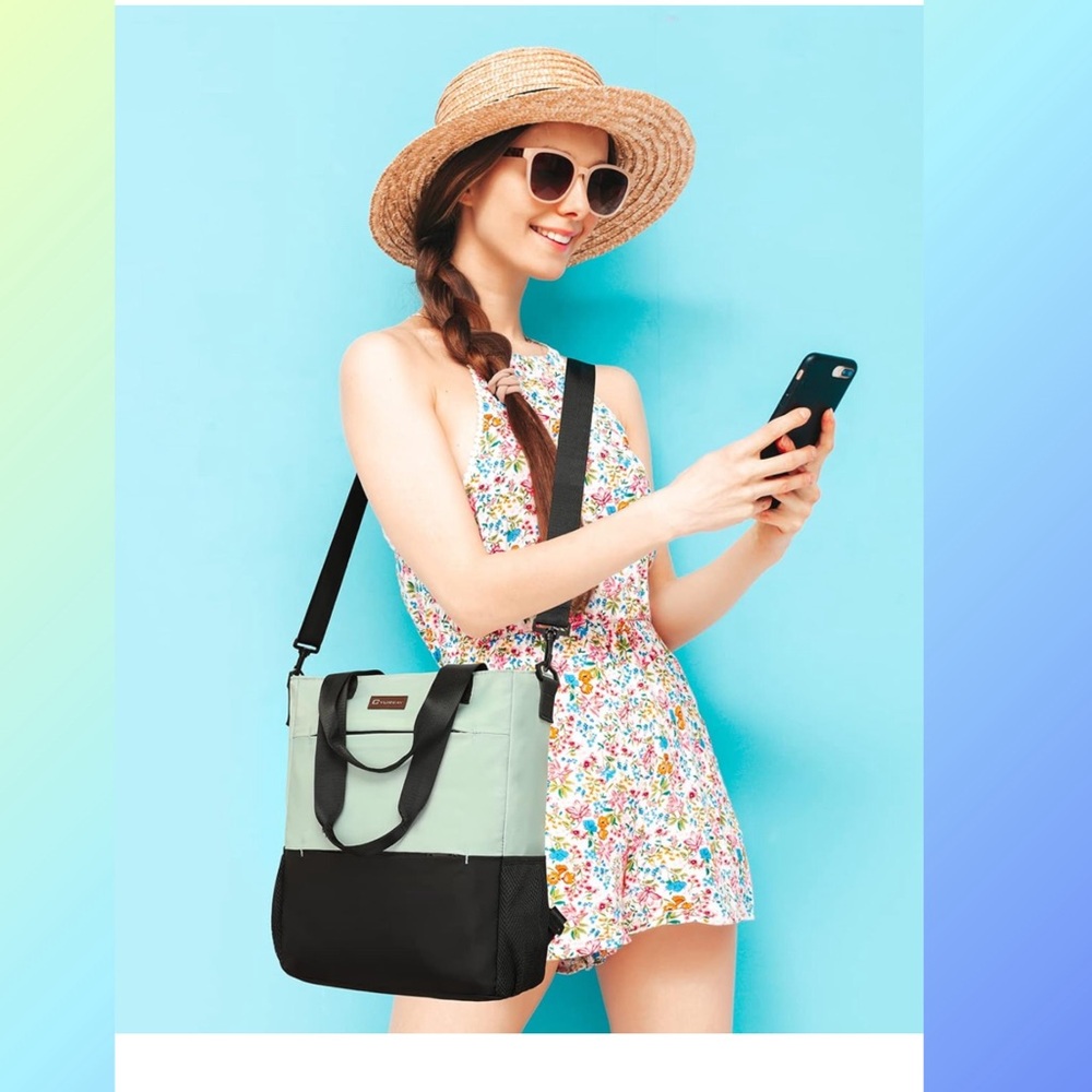CYUREAY Convertible Backpack Tote, Women Laptop Backpack